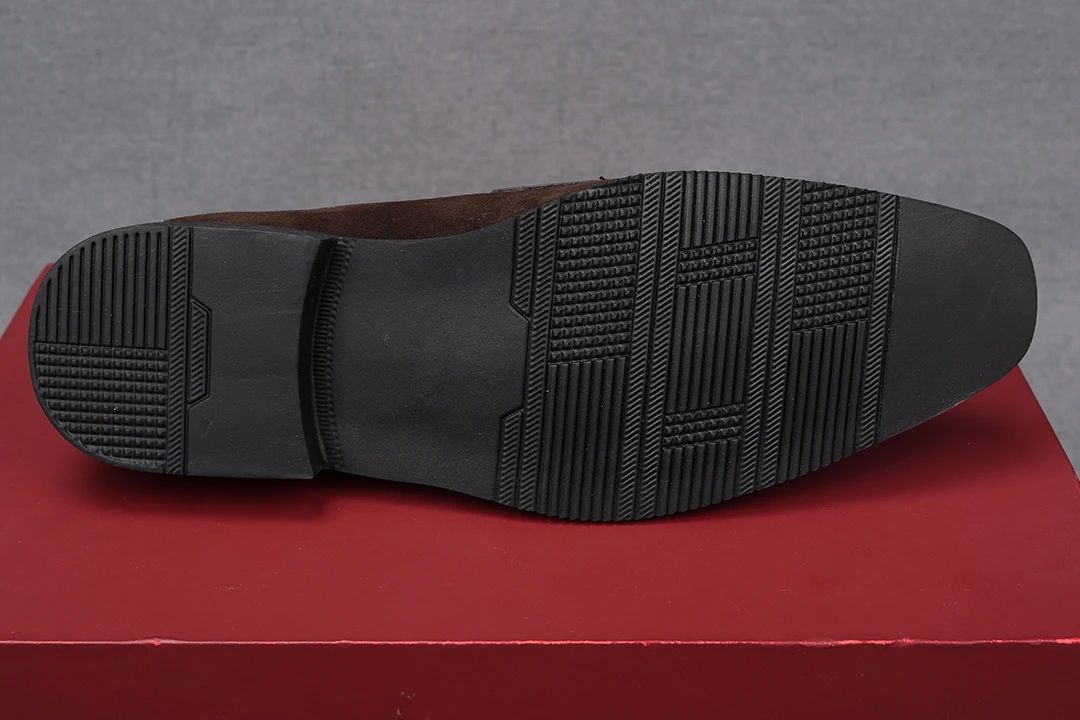 Mocassino bicolore Nero, morrone fibia oro