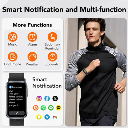 Smartwatch Fitness Tracker Cardiofrequenzimetro
